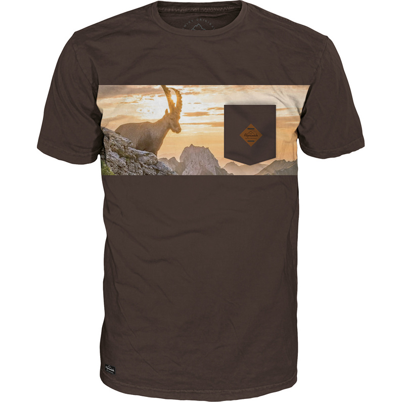 Alprausch Herren Alpsteibock T Shirt Kaufen Bergzeit