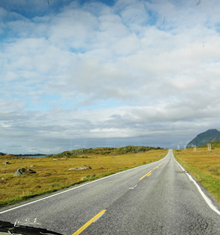 Klettern auf den Lofoten.