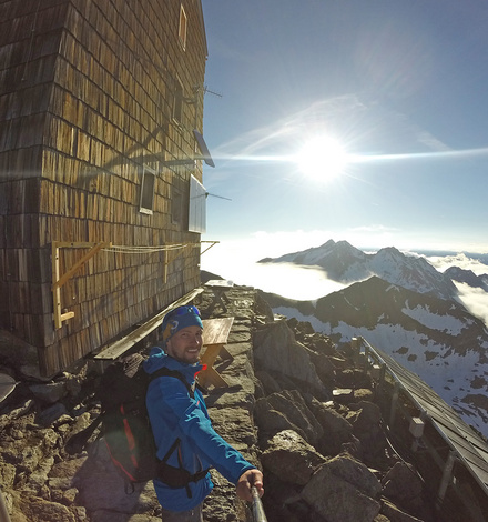 Bei Ankunft am Becherhaus bleibt der Ausblick noch verwehrt&hellip; 