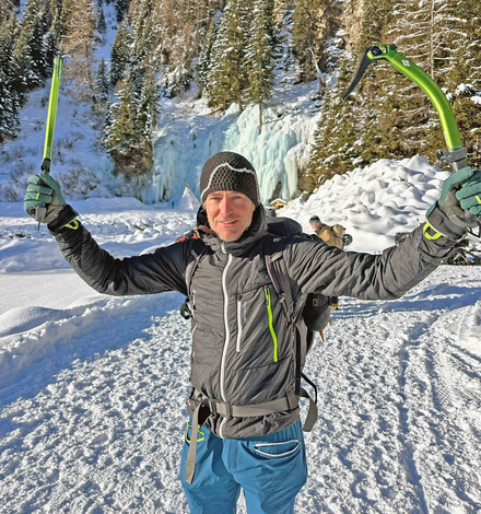 Bergf&uuml;hrer Alex stand den Teilnehmenden mit Know-how zur Verf&uuml;gung.