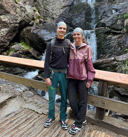 Mit dabei: Philipp und Alina aus Vorarlberg.