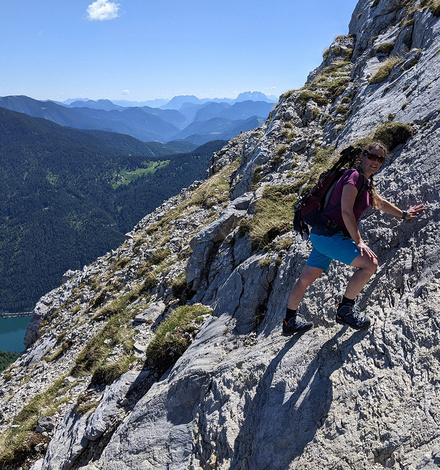 Grip su roccia? Nessun problema grazie alla suola Vibram