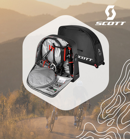 Vom 1. bis zum 31. Juli 2025 hast Du die Chance, bei Bergzeit eine Scott Premium Bike Transporttasche zu gewinnen.
