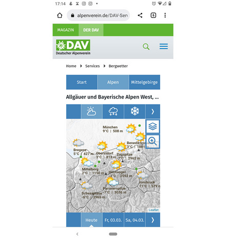 Alpenwetter: Die Wichtigsten Bergwetter- & Wetter-Apps | Bergzeit Magazin