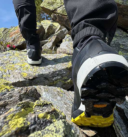 Der Schuh hat Grip und macht Spaß in jedem Gelände.