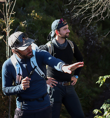 Frischluftkick-Gewinner: Teresa und Leon mit ihren Begleitungen. 