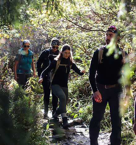 Mit dem Wanderführer Tim ging es durch den Märchenwald.