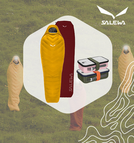 Bis einschließlich 14. Juni 2025 kannst Du das Outdoor-Set von Salewa beim Bergzeit Glückspilz gewinnen.