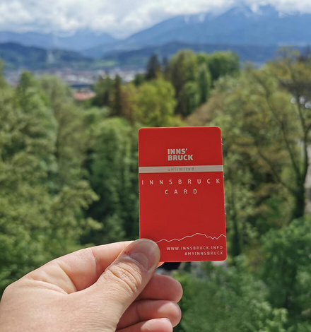 Die Innsbruck Card - perfekt um Innsbruck von allen Seiten kennenzulernen.