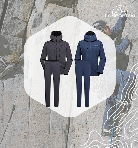 Extrem abriebfeste Hardshell-Jacke zum Klettern und Bergsteigen