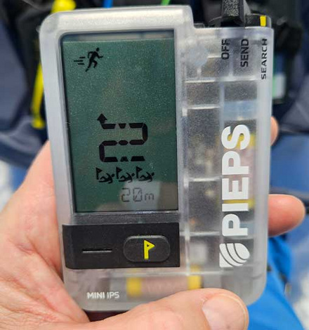 Micheal hat das Ger&auml;t auf mehreren Touren im Schnee getestet.