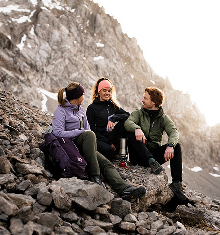 Ortovox stattet die Alpincamp-Teilnehmer mit einem hochwertigen Ausrüstungspaket aus.