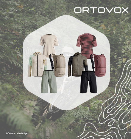 Bis einschlie&szlig;lich 14. Juni 2026 hast Du die Chance ein Bikeoutfit von Ortovox zu gewinnen.