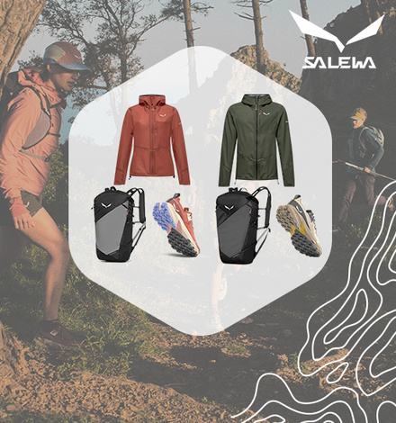 Bis einschlie&szlig;lich 14. Juli 2026 hast Du die Chance ein Speed Hiking-Outfit von Salewa zu gewinnen.