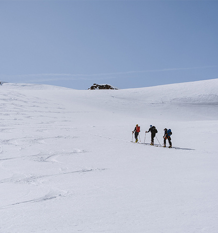 An der Bergstation Wildes Mannle wird aufgefellt und dann geht&rsquo;s endlich los!