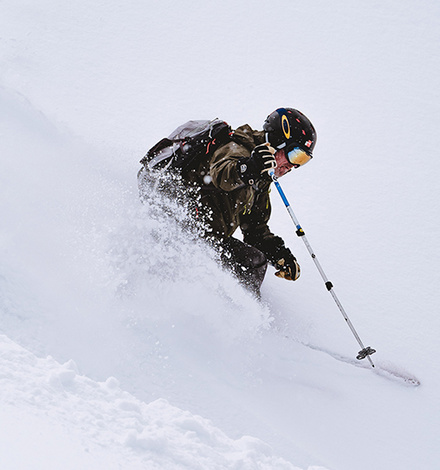 Die Crew im Aufstieg Richtung Rastkogel. Es ist ein Traum.