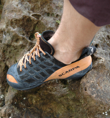 Rispetto alla Scarpa Instinct VS, il modello Lace ha una struttura leggermente più morbida.