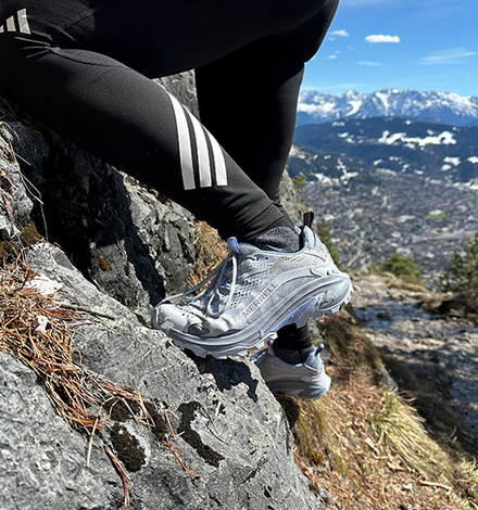 Laut Merrell sind die Stollen ein kleines Highlight, denn sie &bdquo;reinigen