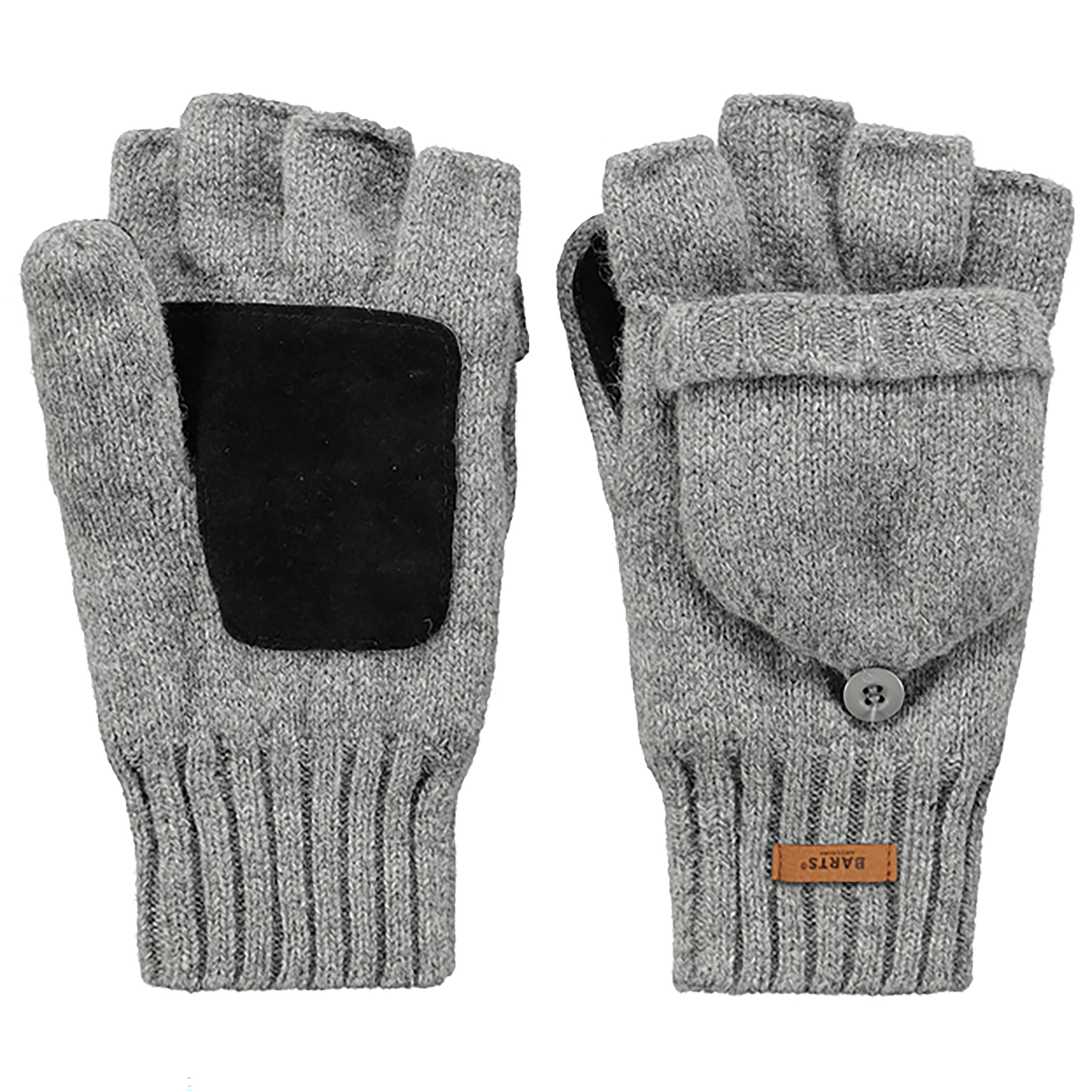 Barts Haakon Bum Herren Fingerhandschuhe grau Größe M Lifestyle Widerstandsfähig