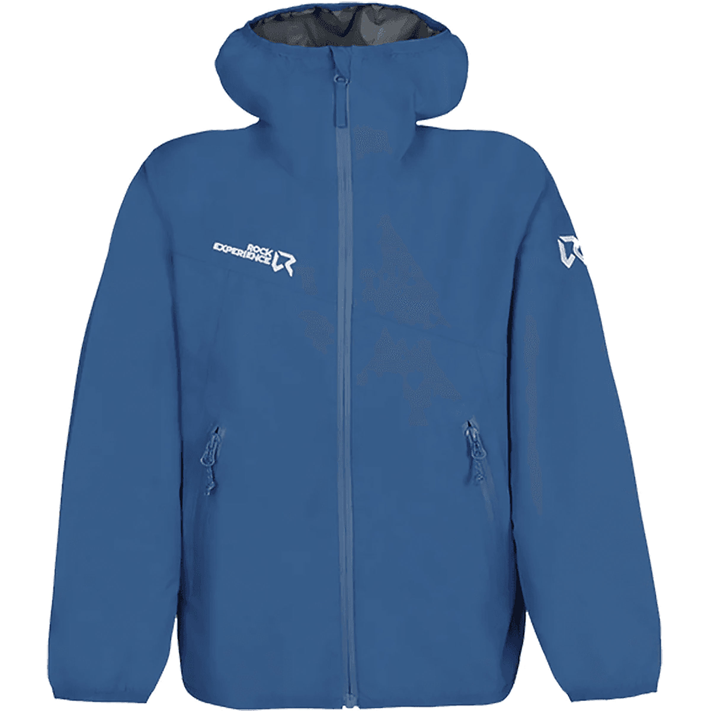 Rock Experience Great Roof Kinder Regenjacke blau Größe 116 Trekking Winddicht Wasserabweisend