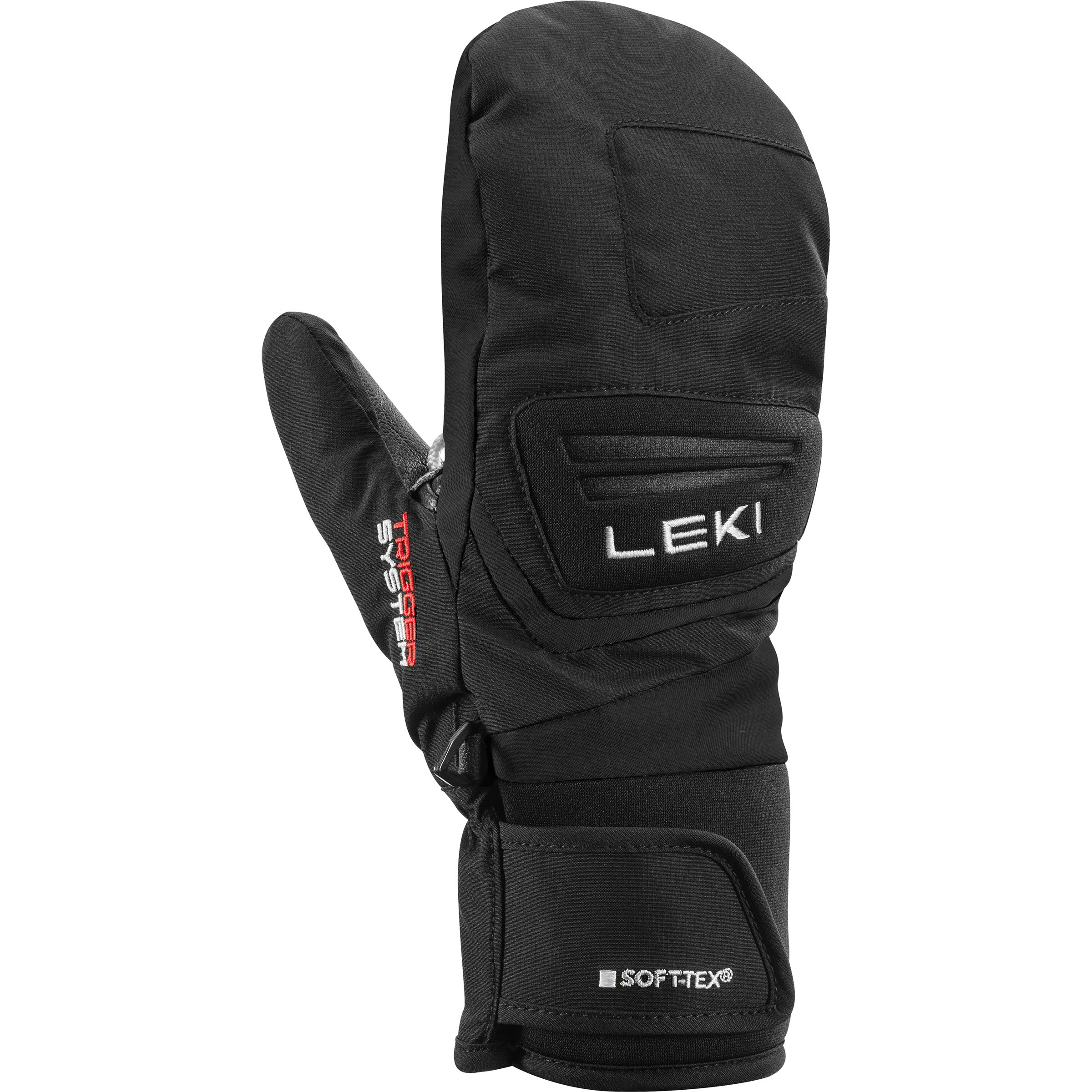 Leki Griffin 3D Kinder Skihandschuhe schwarz Größe 8 Skifahren Winddicht Wasserabweisend