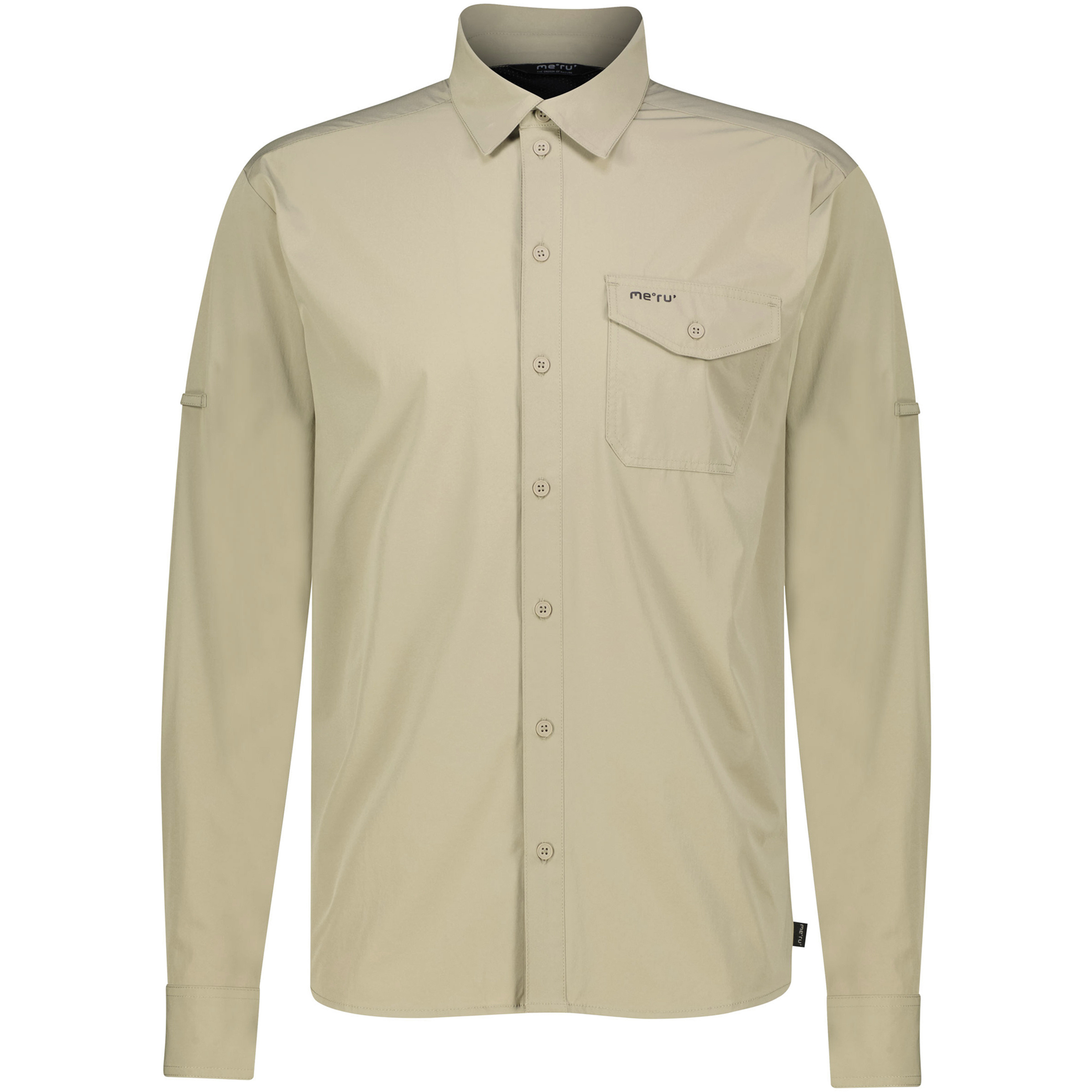 Bergzeit Basics Herren Meru Lahan Hemd - Farbe: gruen