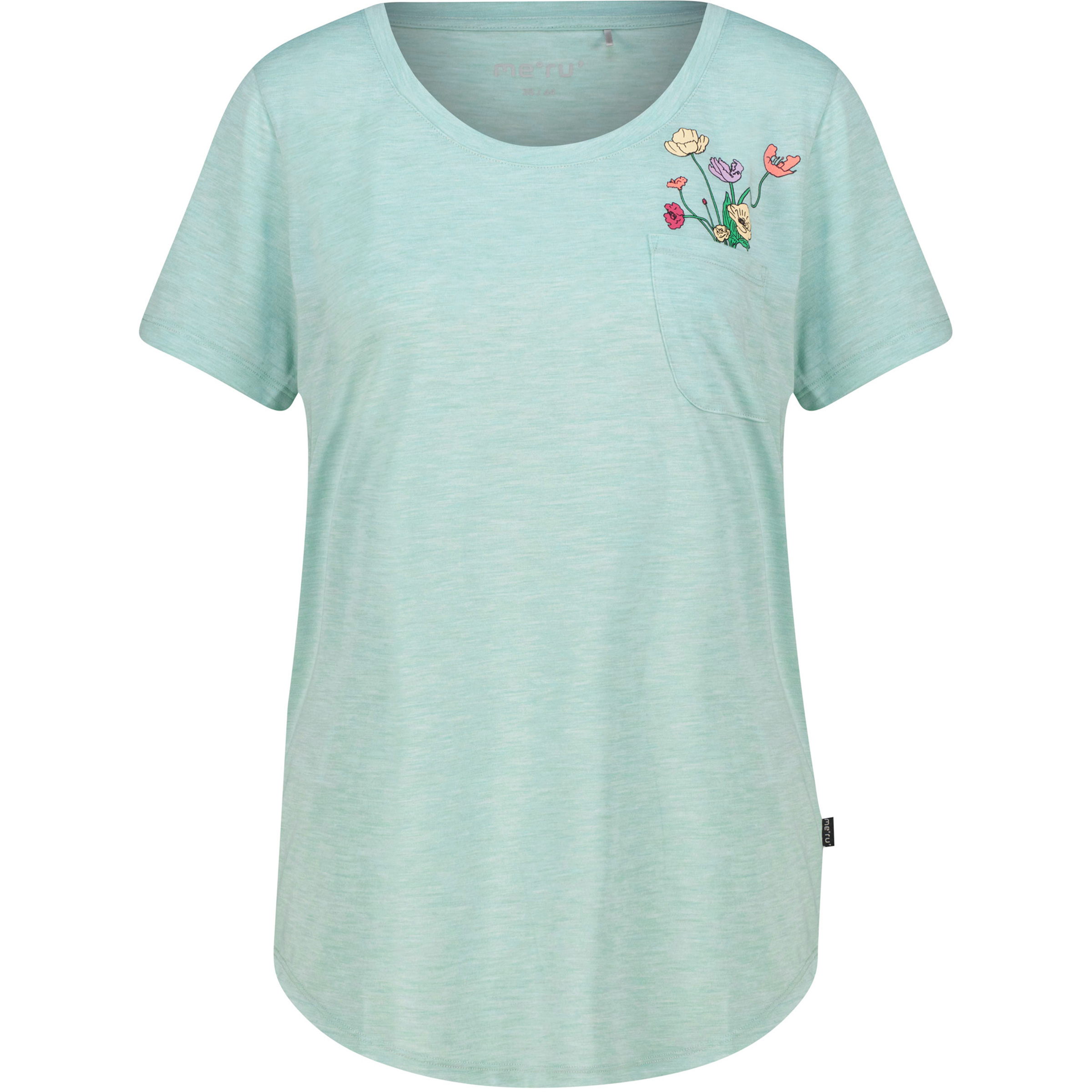 Bergzeit Basics Damen Meru Portoalegre T-Shirt - Farbe: tuerkis