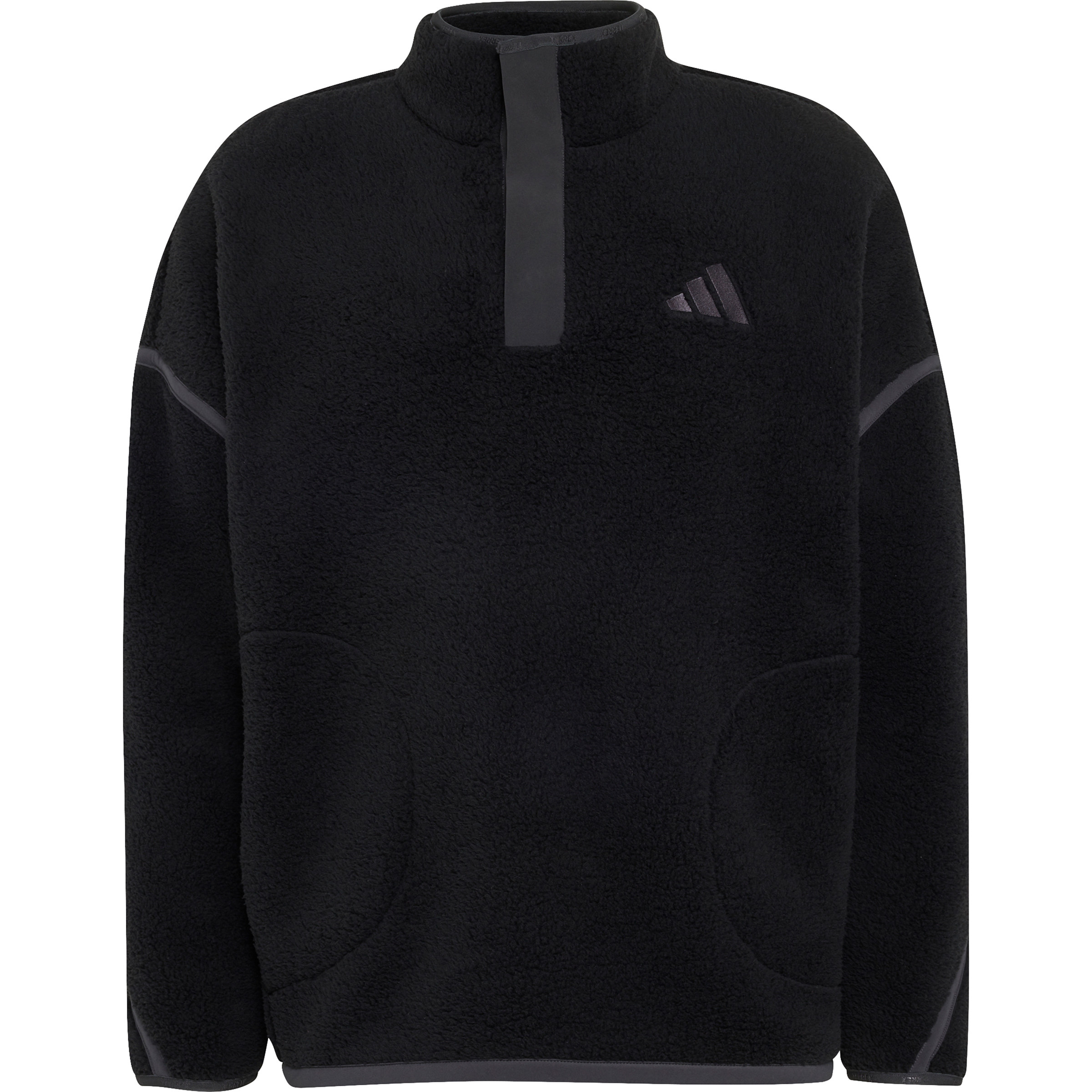 adidas Terrex Herren Multi High Pile Fleece Pullover - Farbe: black