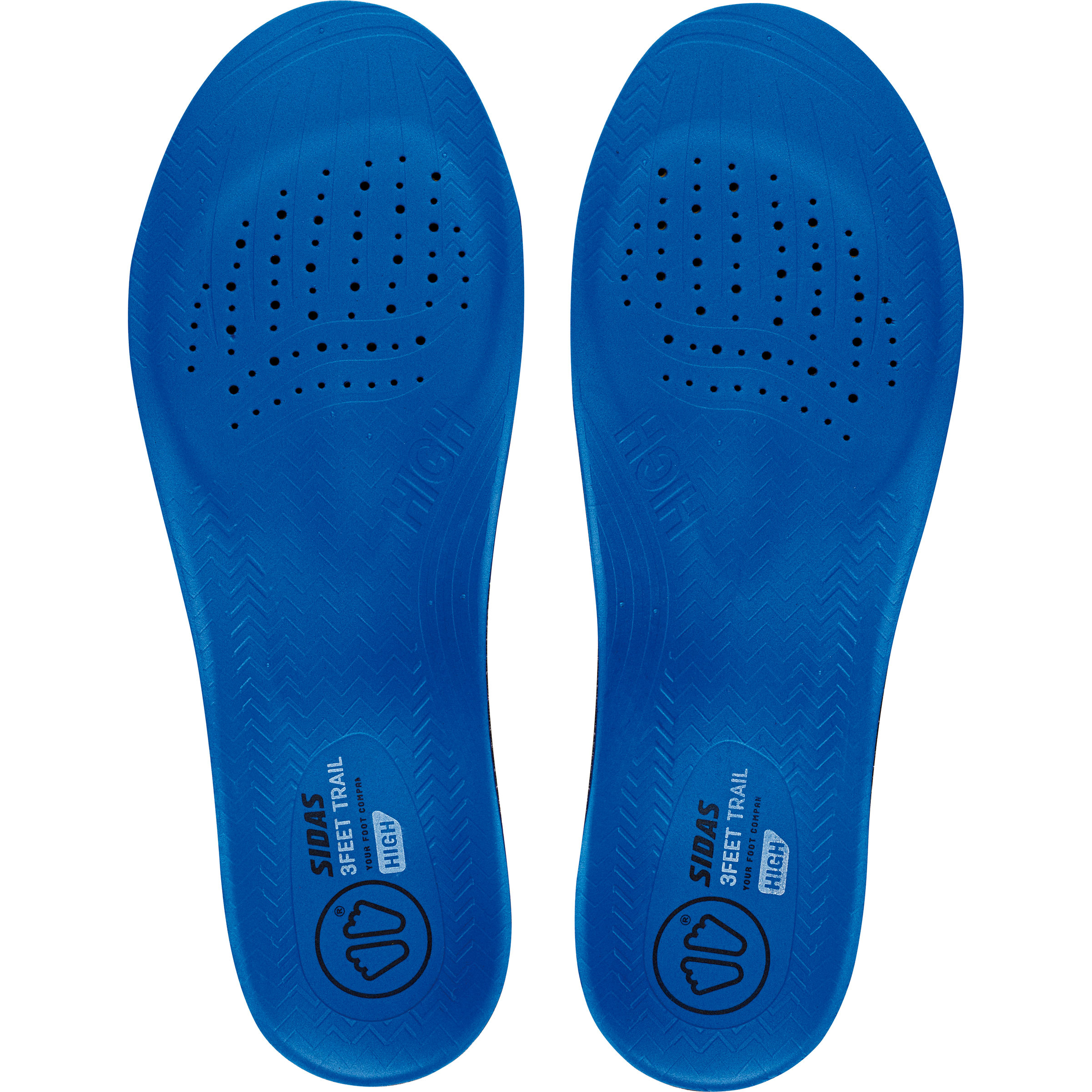 Sidas 3Feet Trail High Einlegesohlen Schuhzubehör blau Größe 44