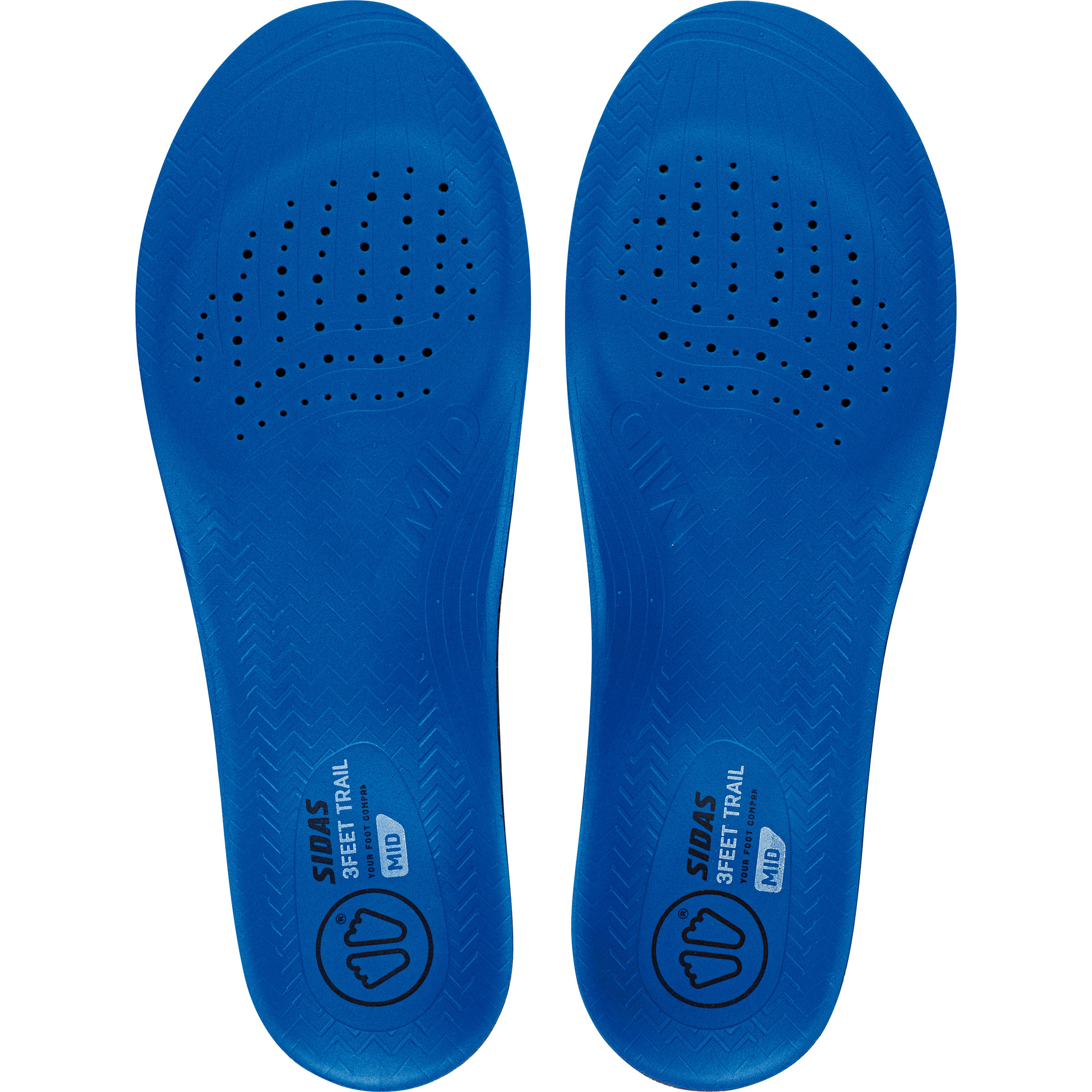 Sidas 3Feet Trail Mid Einlegesohlen Schuhzubehör blau Größe 42