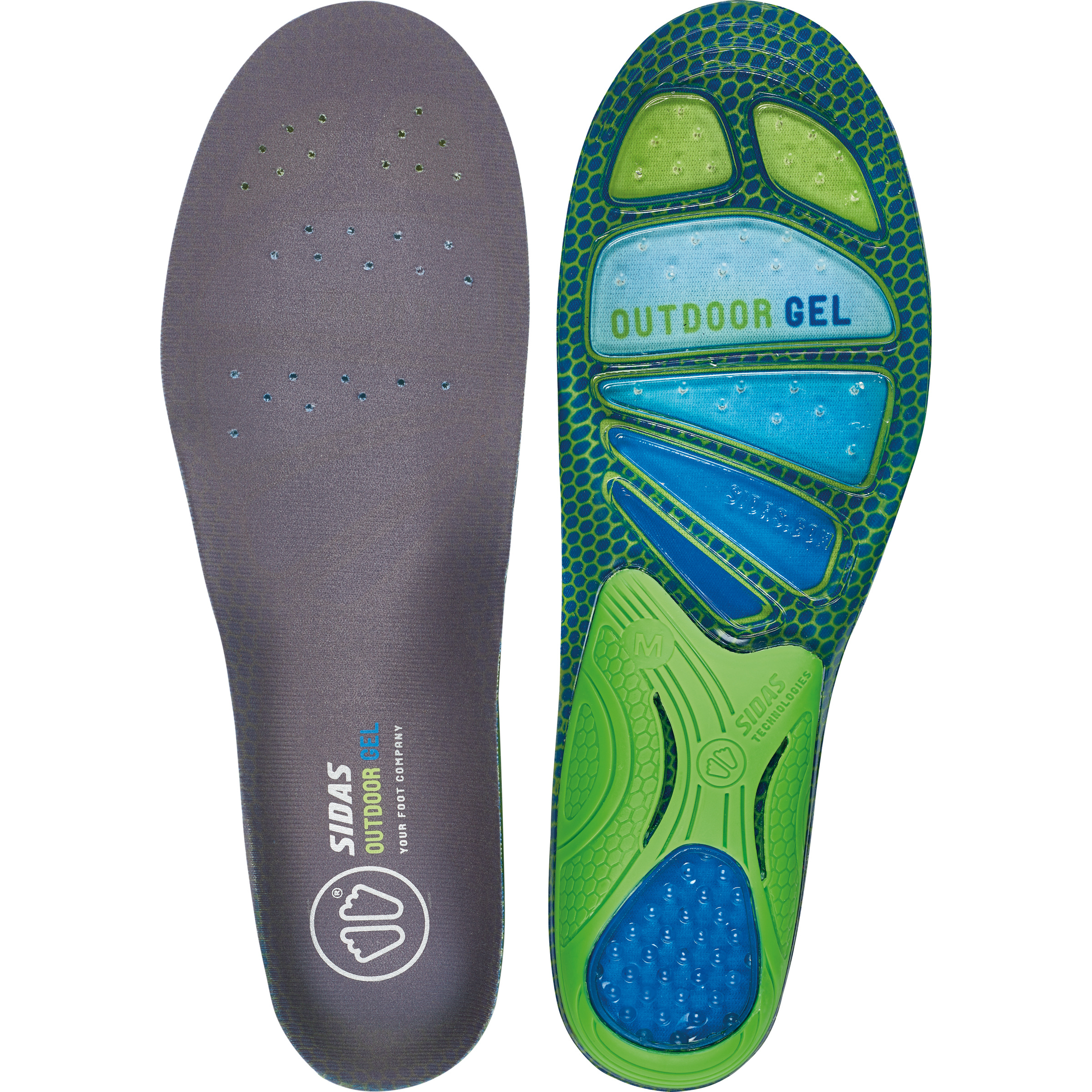 Sidas Outdoor Gel Einlegesohle Schuhzubehör braun Größe 44 Trekking