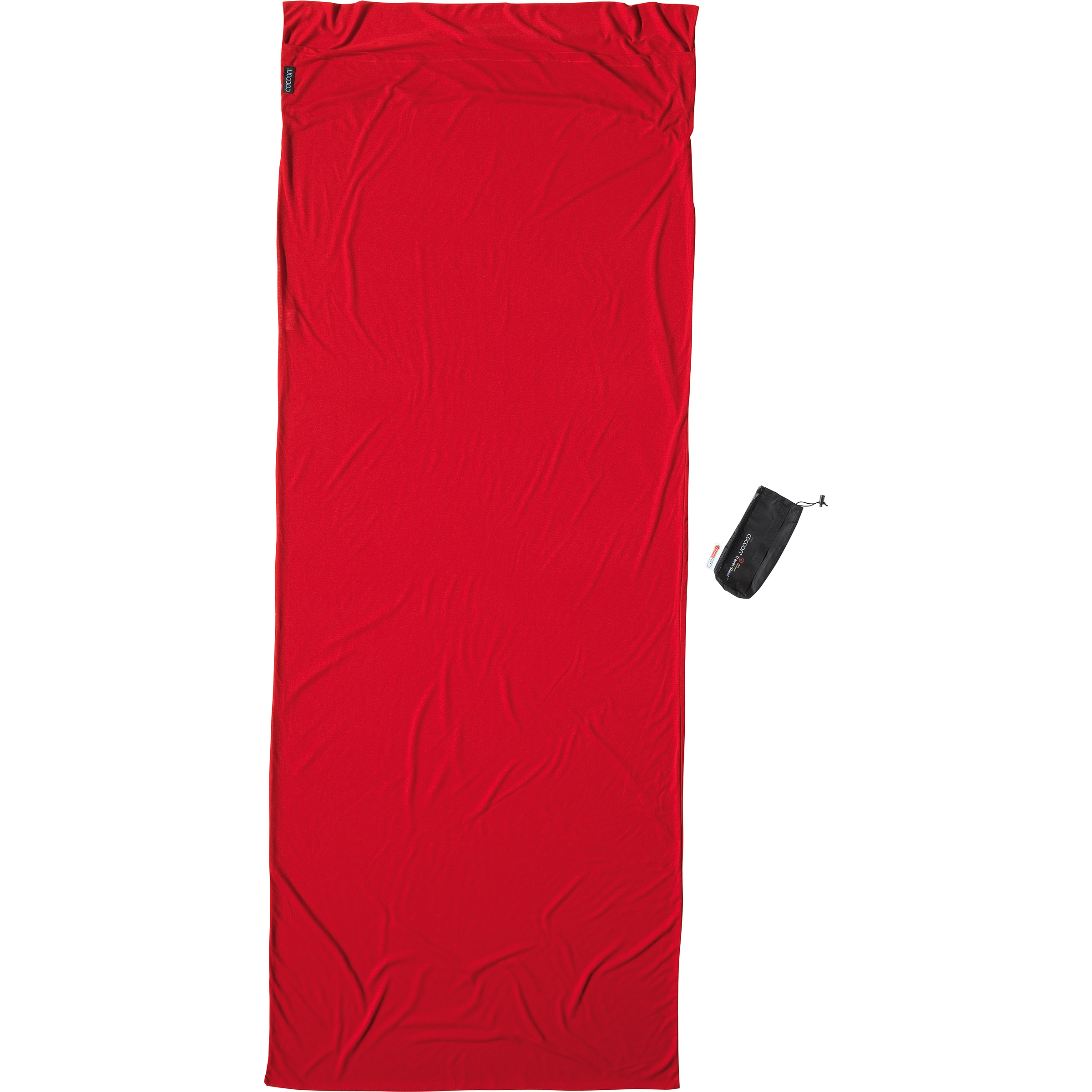 Cocoon Thermolite Radiator Travelsheet Hüttenschlafsäcke & Inlets rot Größe max. 210cm Camping Elastisch