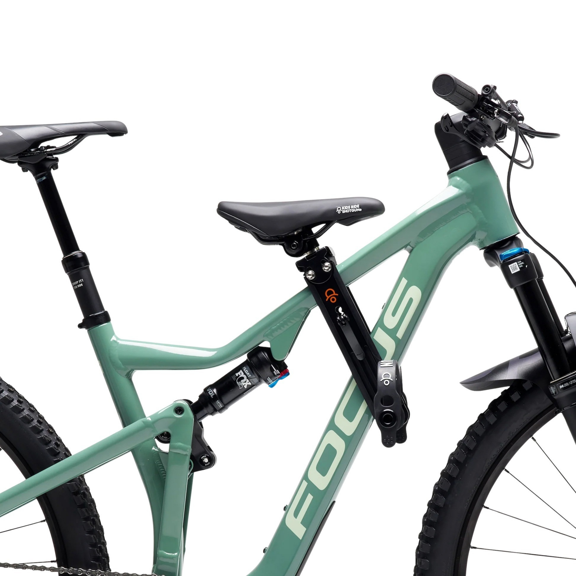 Kids ride Shotgun OG MTB Front Kindersitz Kinder Kinderfahrradsitze schwarz Größe One Size Mountainbike | Commuting