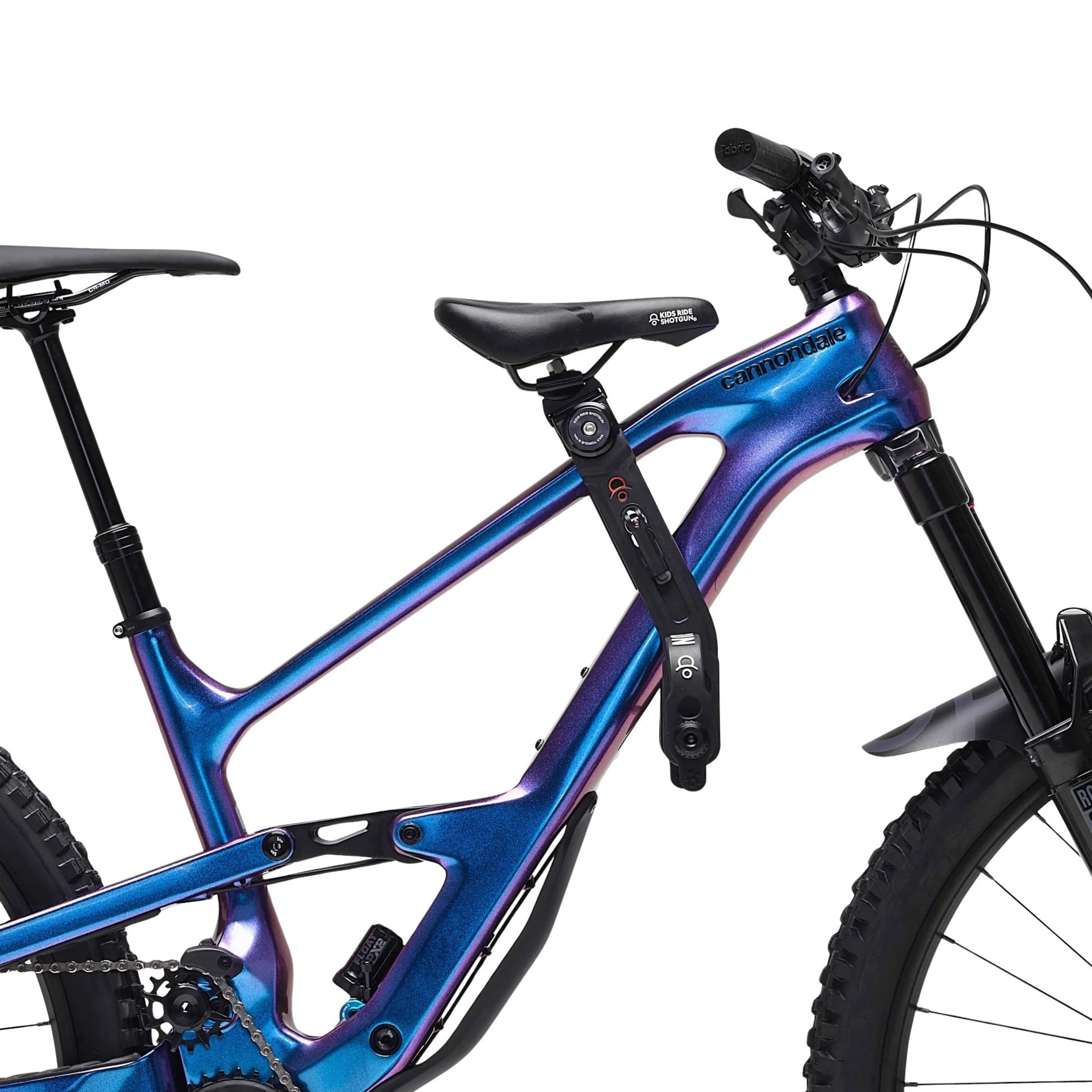 Kids ride Shotgun 2.0 MTB Front Kindersitz Kinder Kinderfahrradsitze schwarz Größe One Size Mountainbike | Commuting