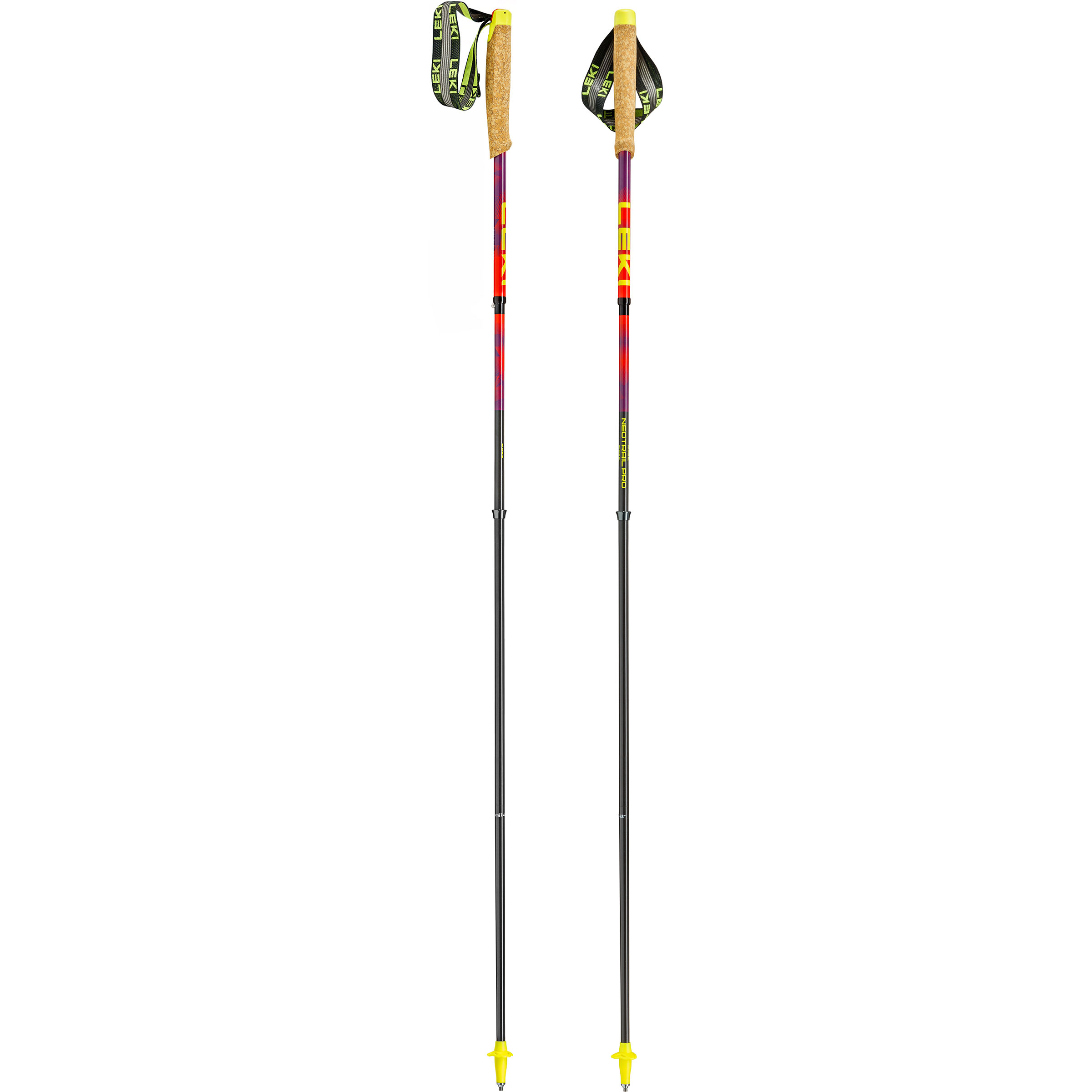 Leki Neotrail Pro FX.One SL Trailrunningstöcke Wanderstöcke & Trekkingstöcke rot Größe 130CM Trailrunning