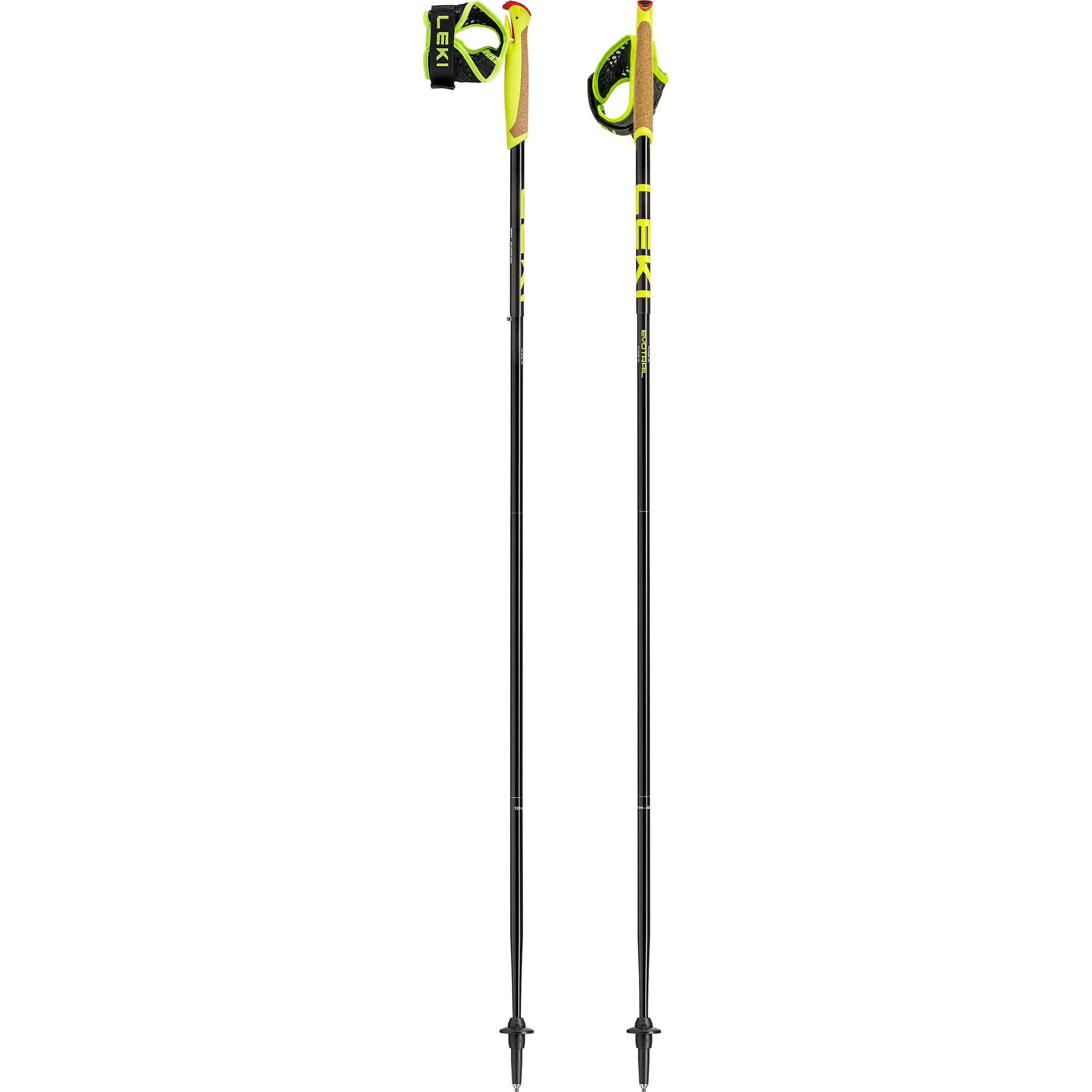 Leki Evotrail FX.One TA Trailrunningstöcke Wanderstöcke & Trekkingstöcke schwarz Größe 110CM Trailrunning