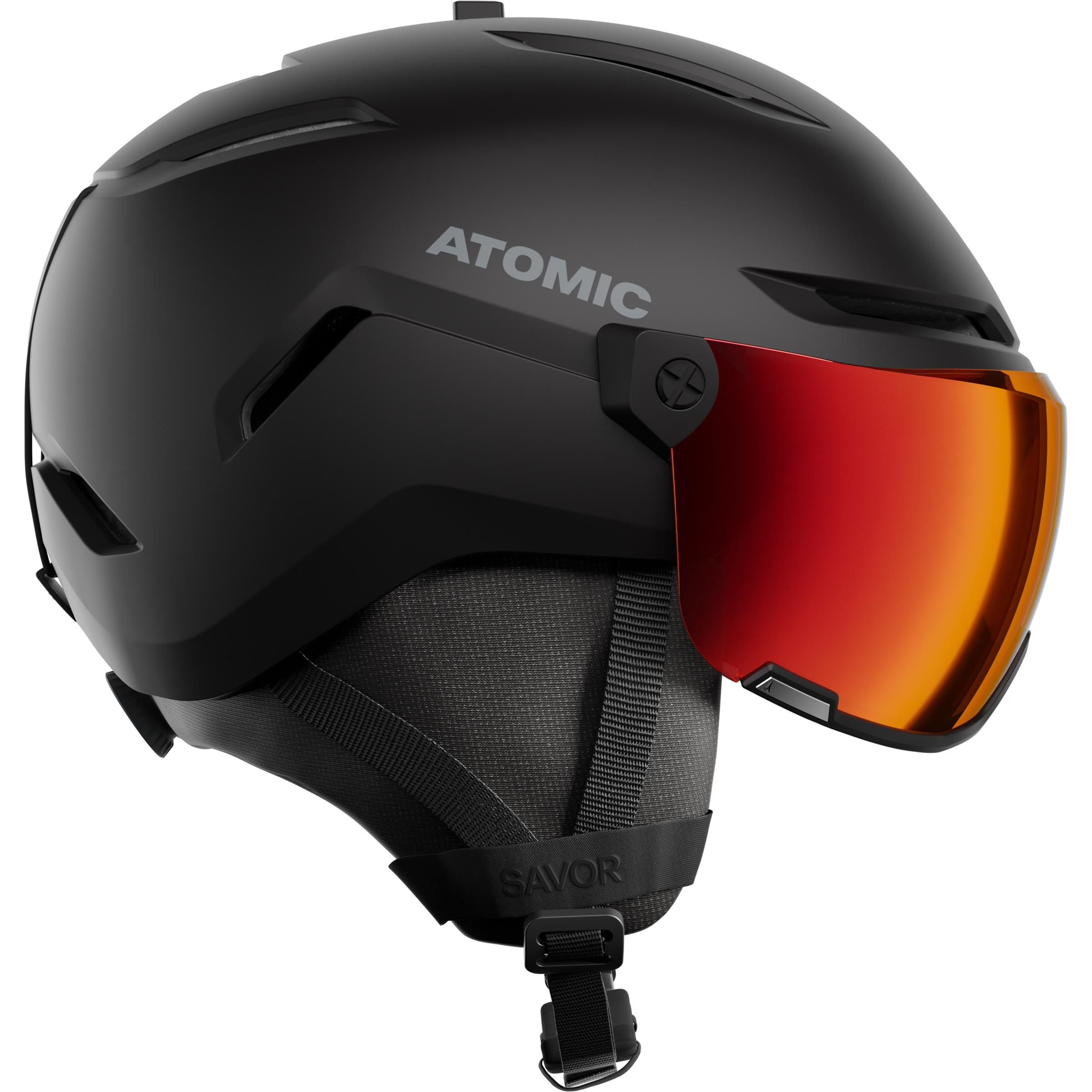 ATOMIC Skihelm SAVOR VISOR STEREO schwarz | 55-59CM