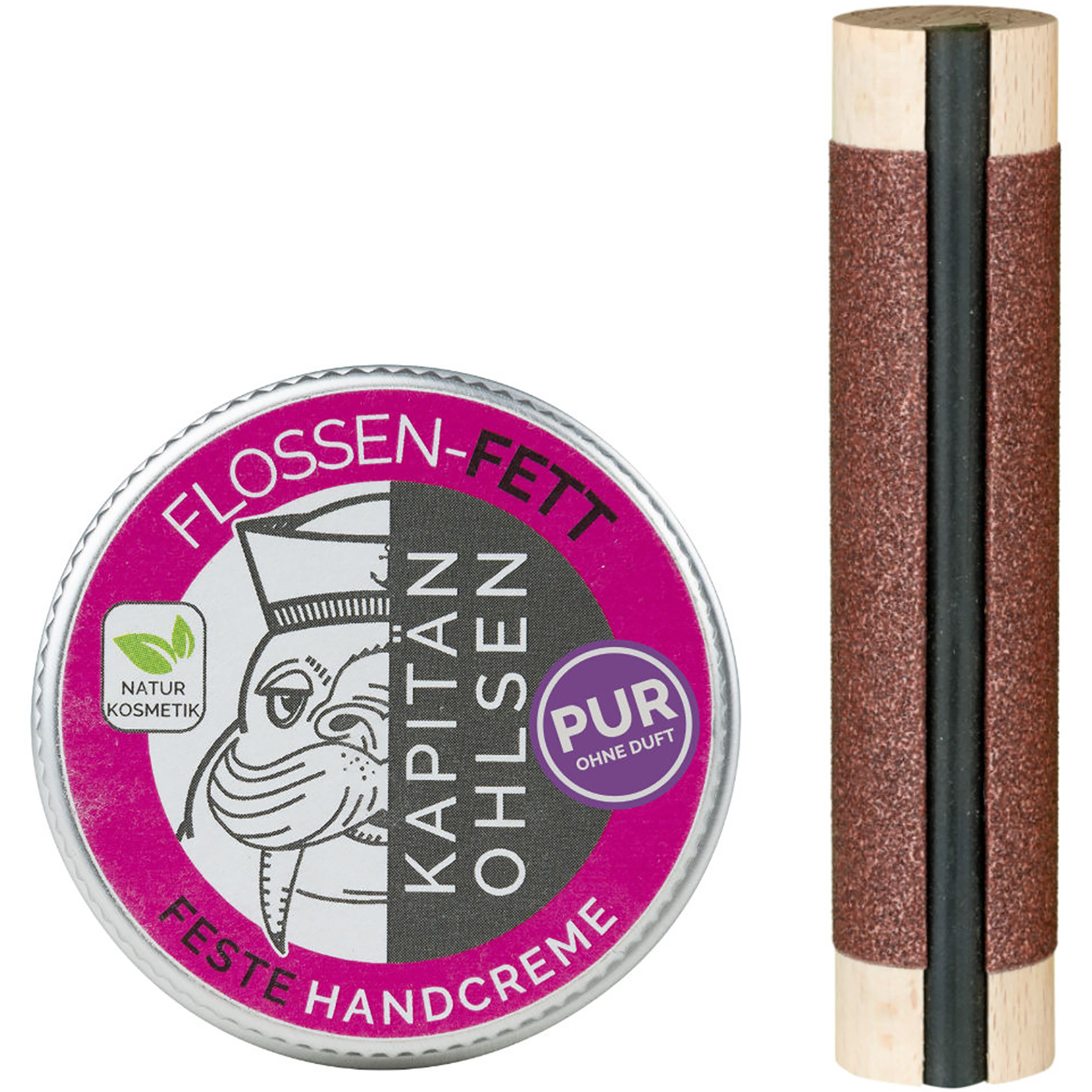 Kapitän-Ohlsens Flossen Feile und Flossen Fett Pur Set Cremes Größe One Size