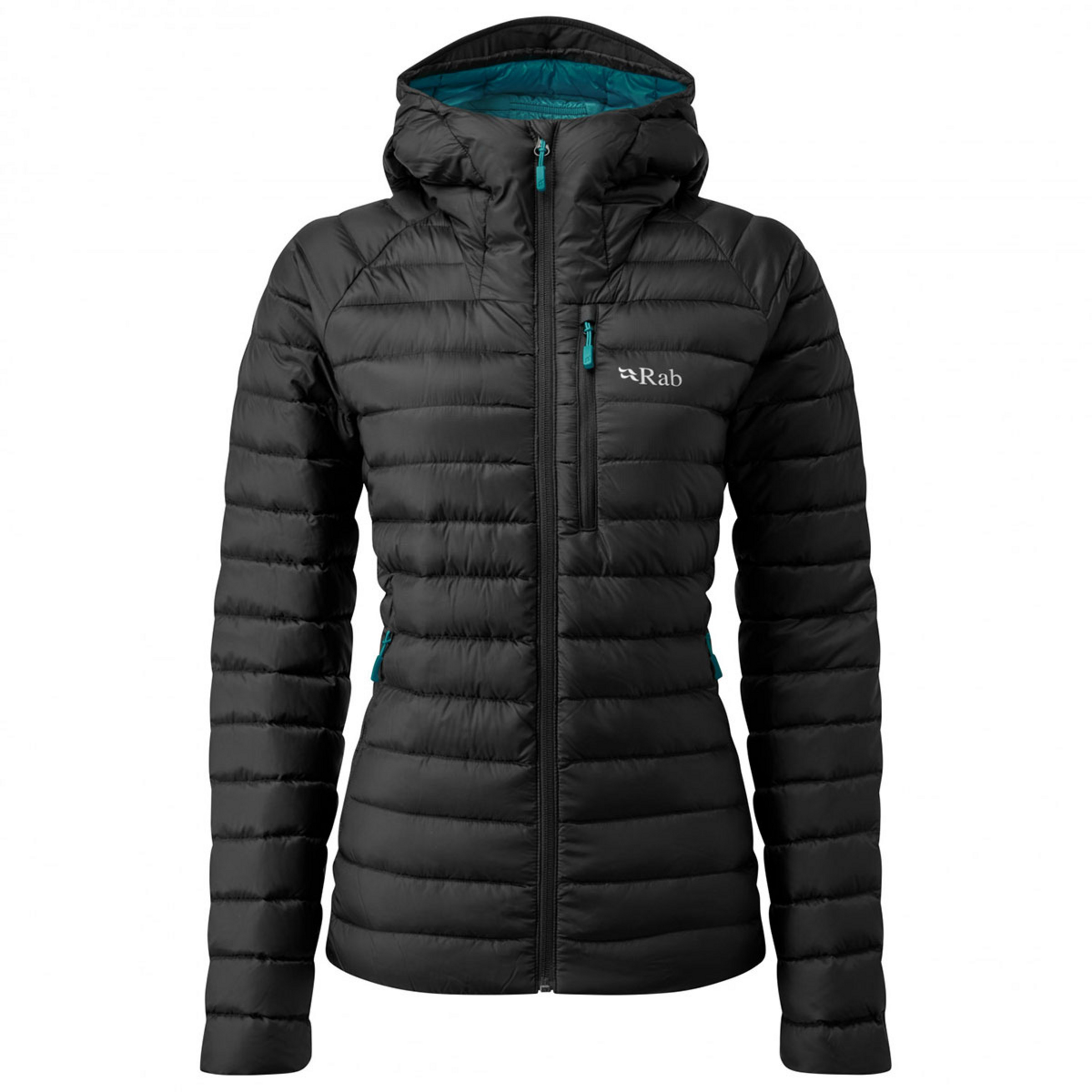 Rab Microlight Alpine Damen Isolationsjacke schwarz Größe XL Trekking Klein verpackbar Wasserabweisend