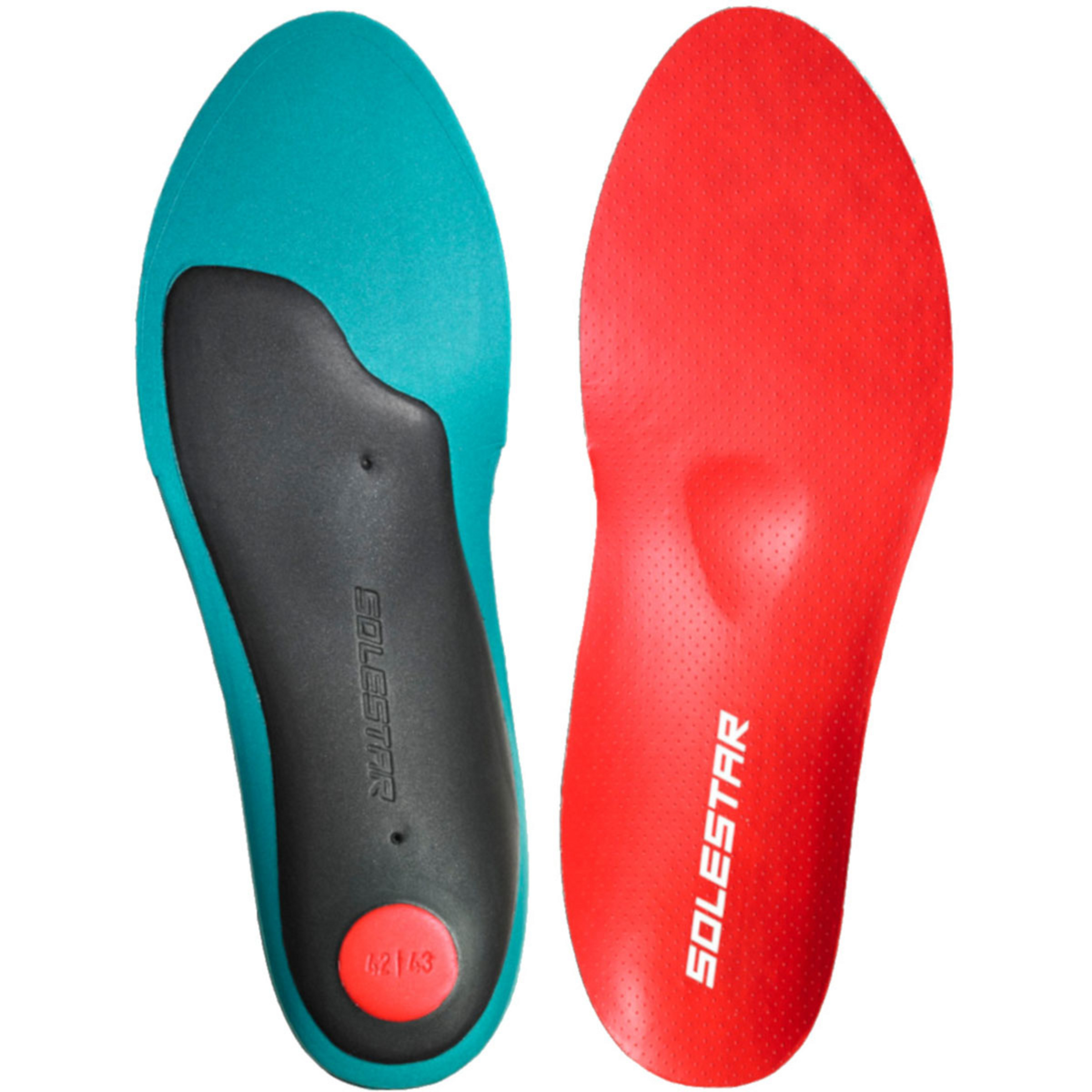 Solestar Neutral Hike Einlegesohle Schuhzubehör red-green Größe 35 Trekking