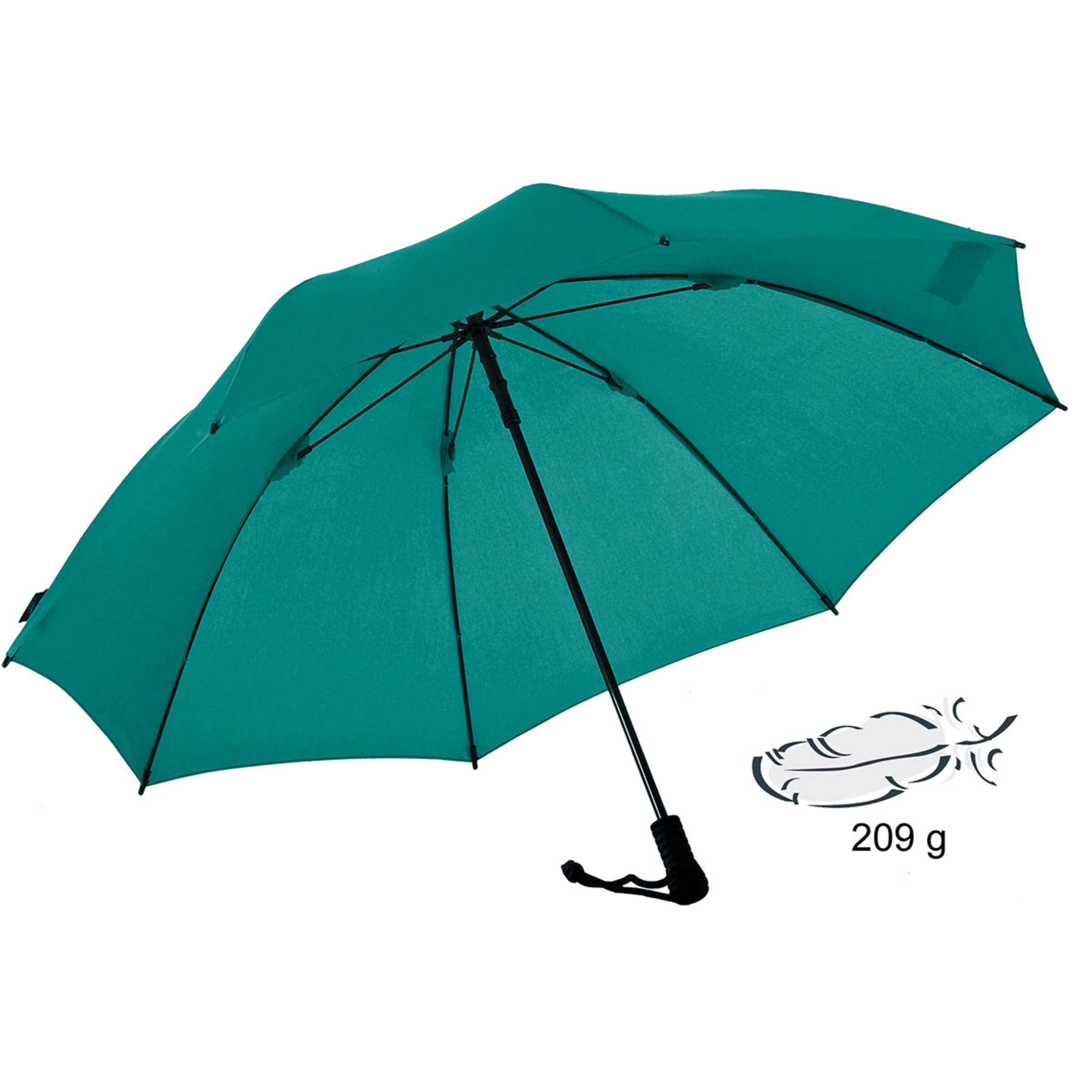 Euroschirm Swing Liteflex Regenschirm Wander- & Trekkingschirme tuerkis Größe One Size