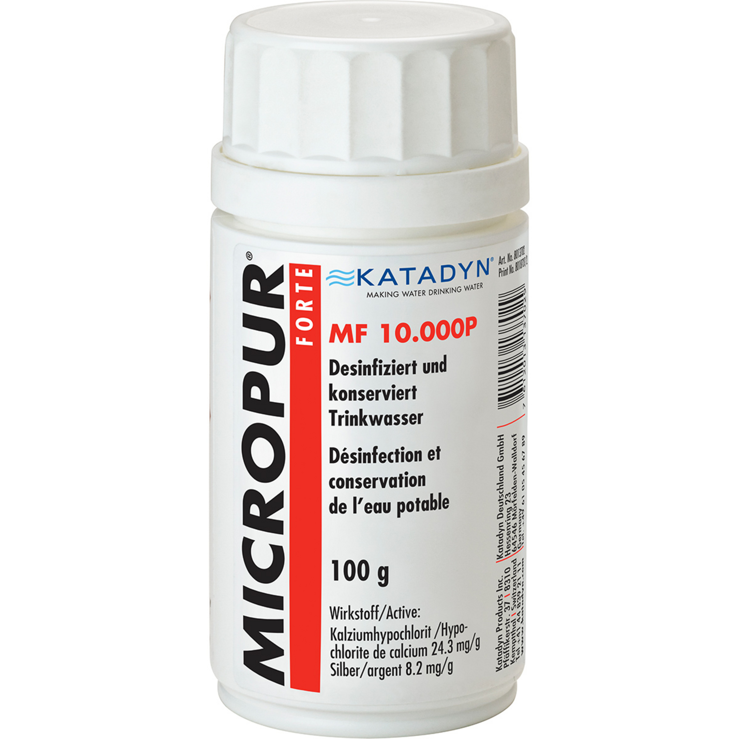 Katadyn Micropur Forte MF 10.000P Wasseraufbereitung Größe ONE SIZE Trekking