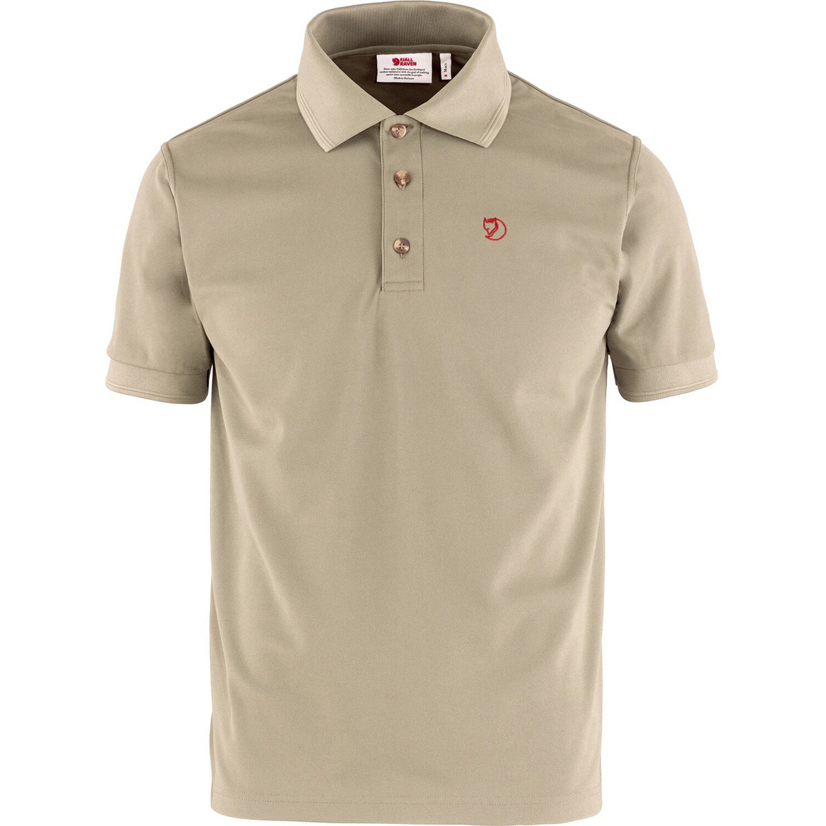 Fjällräven Herren Crowley Piqué T-Shirt (Größe XS, beige)