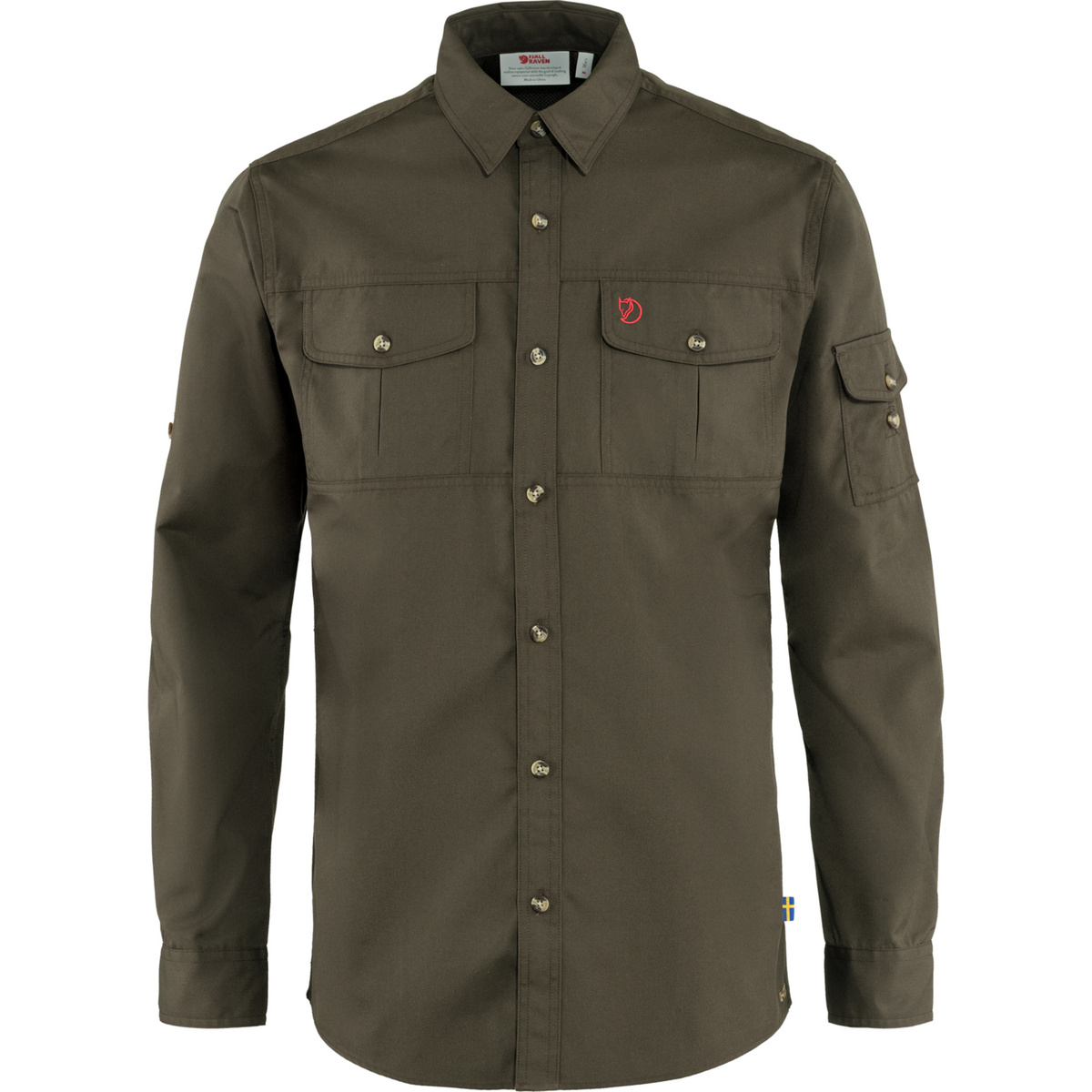 Fjällräven Herren Singi Trekking Hemd (Größe XXL, oliv)