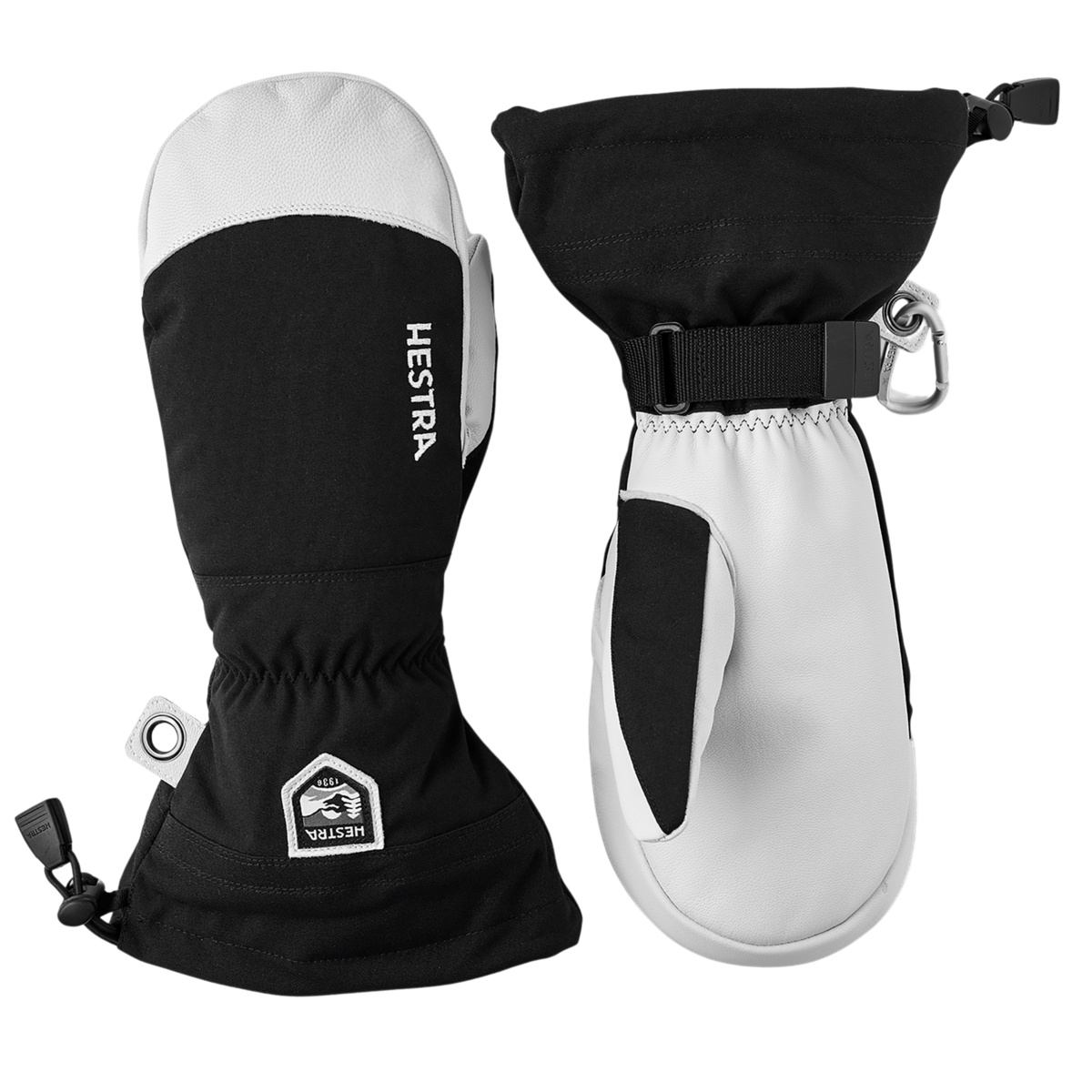 Hestra Guanti da sci Army Leather Heli (Taglia 10, Nero)