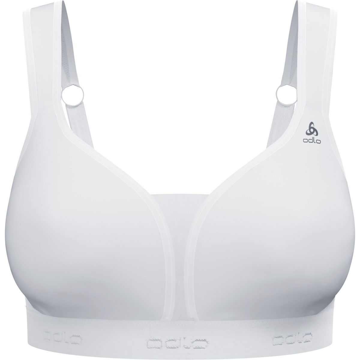 Odlo Femme Soutien-gorge Padded High Sports (taille 70A, Blanc)