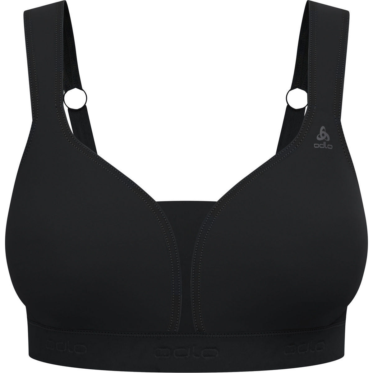 Odlo Donna Reggiseno Padded High Sports (Taglia 90A, Nero)