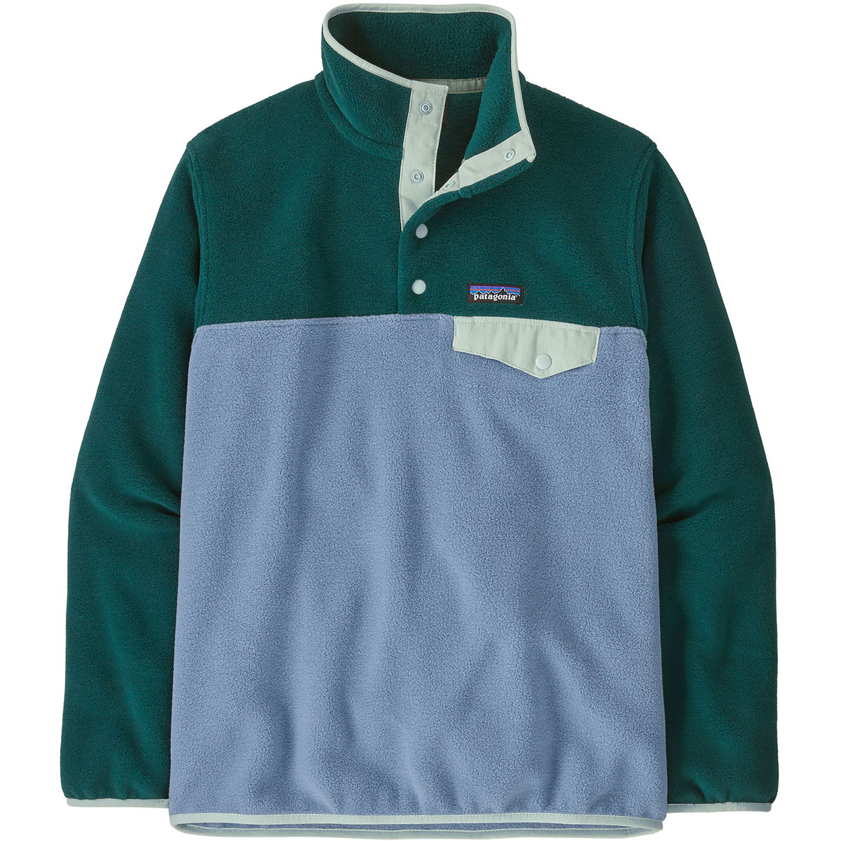 Patagonia Damen Synchilla Snap-T Pullover (Größe L, blau)