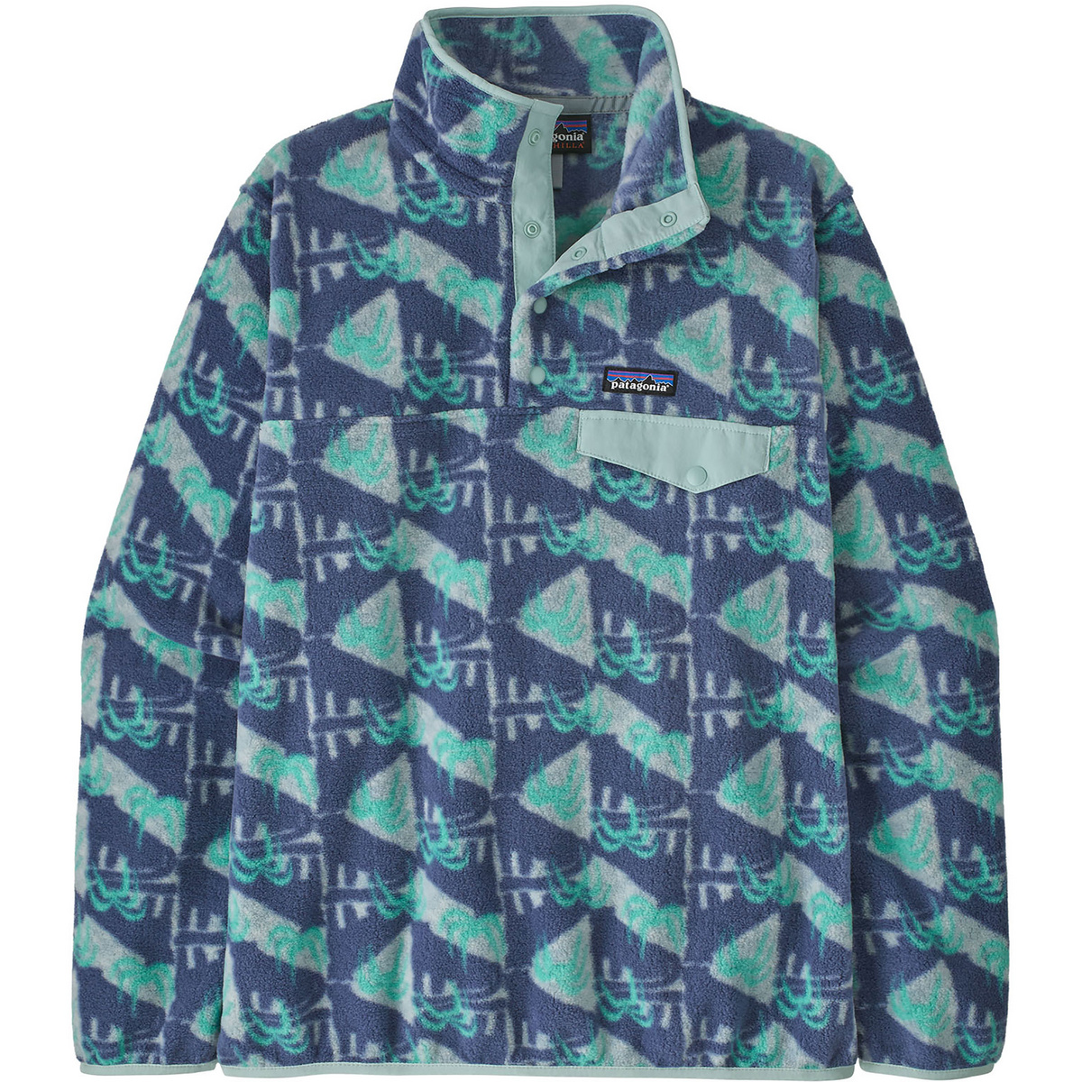 Patagonia Damen Synchilla Snap-T Pullover (Größe S, blau)