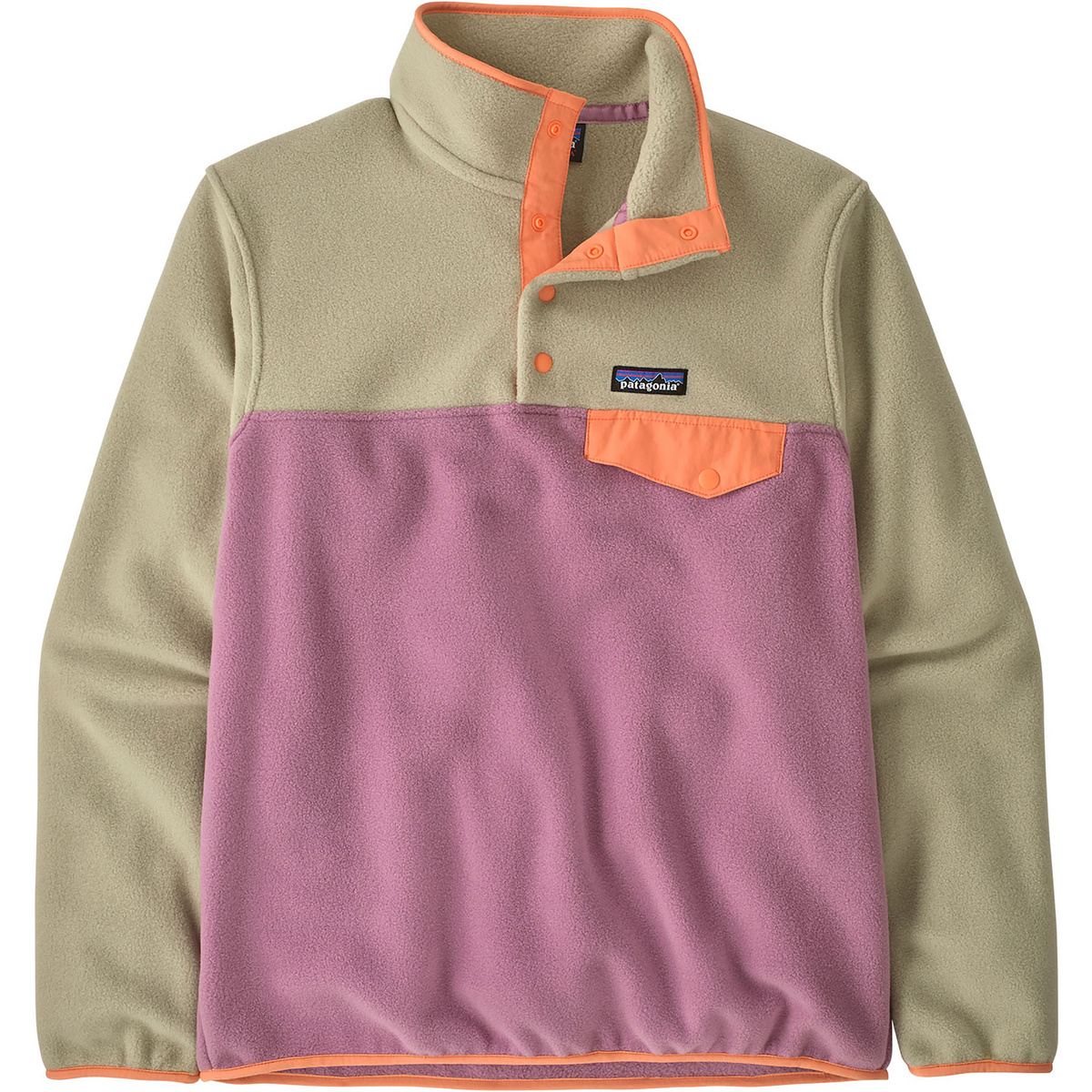 Patagonia Damen Synchilla Snap-T Pullover (Größe L, rosa)